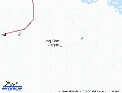 MICHELIN Mojuí dos Campos map - ViaMichelin