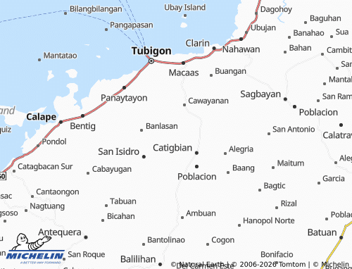 MICHELIN Cabanugan map - ViaMichelin