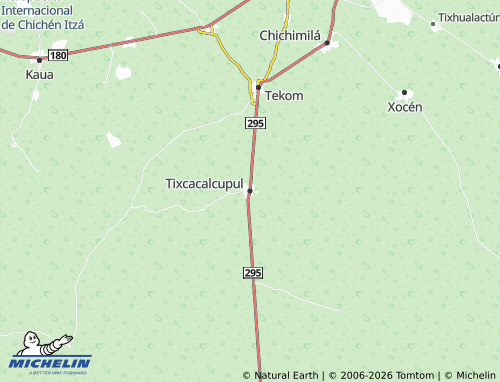 MICHELIN-Landkarte Tixcacalcupul - ViaMichelin