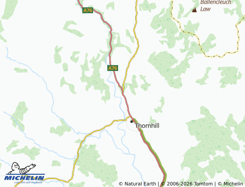 MICHELIN Carronbridge map - ViaMichelin