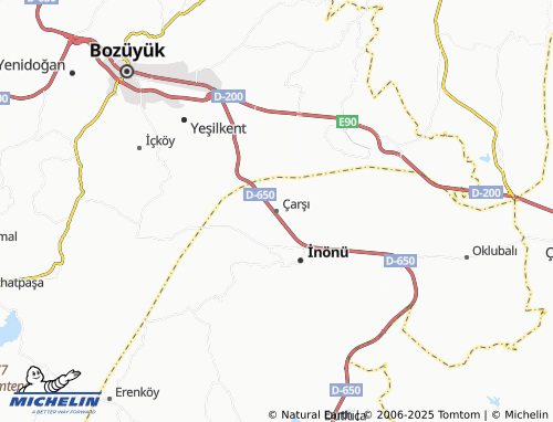 MICHELIN Çarşı map - ViaMichelin