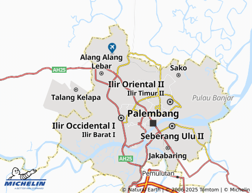 MICHELIN-Landkarte Srijaya - ViaMichelin