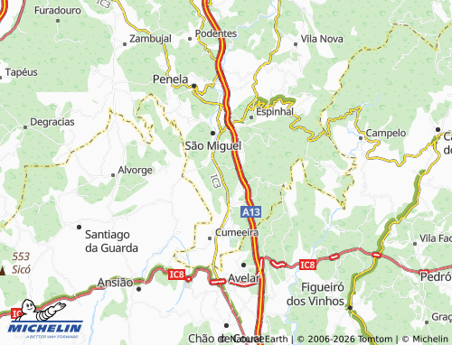 Mapa MICHELIN Casalinho - ViaMichelin