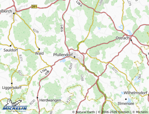 Mapa MICHELIN Pfullendorf - ViaMichelin
