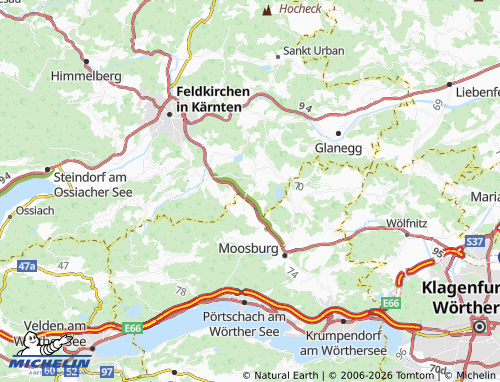 MICHELIN-Landkarte Micheldorf - ViaMichelin
