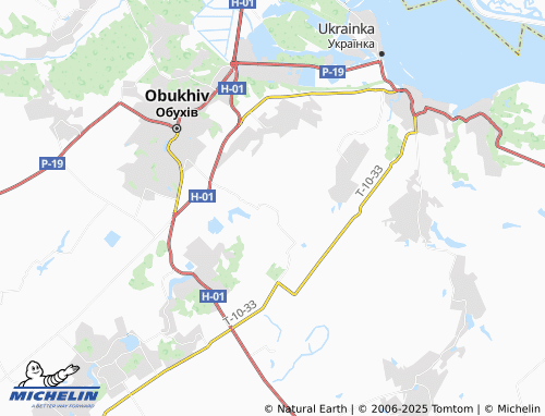 MICHELIN Koziivka map - ViaMichelin