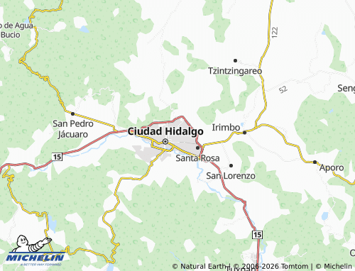 Mapa MICHELIN Tejocotes Dulces - ViaMichelin