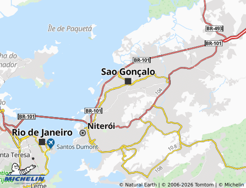 Mapa MICHELIN Santa Catarina - ViaMichelin