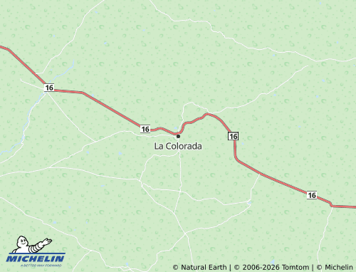 Mapa MICHELIN La Colorada - ViaMichelin