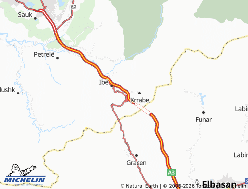 Mappa MICHELIN Mushqeta - ViaMichelin