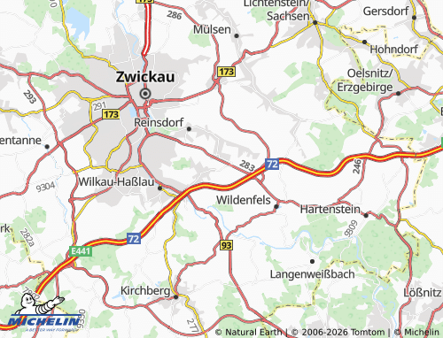 MICHELIN Friedrichsgrün map - ViaMichelin