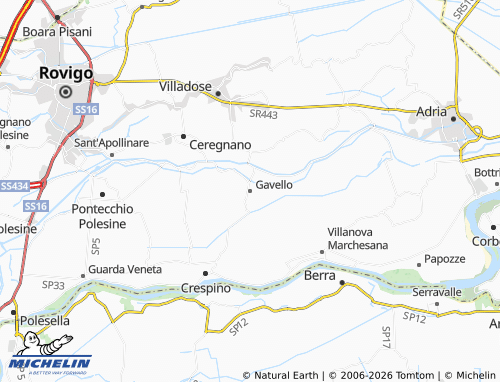 Mappa MICHELIN Gavello - ViaMichelin