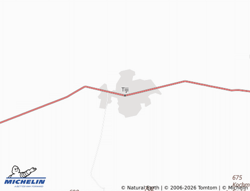 MICHELIN Tiji map - ViaMichelin
