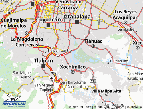 Mapa MICHELIN Aztlán Los Apaches - ViaMichelin