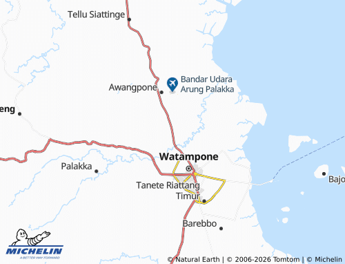 Mappa MICHELIN Polewali - ViaMichelin