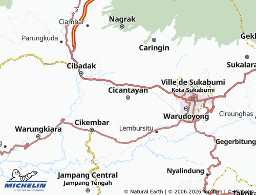 MICHELIN-Landkarte Cicantayan - ViaMichelin