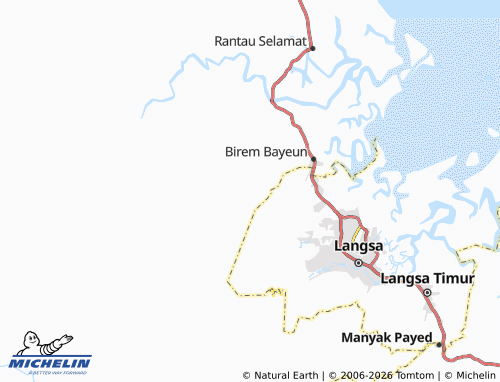 MICHELIN Paya Rambong map - ViaMichelin