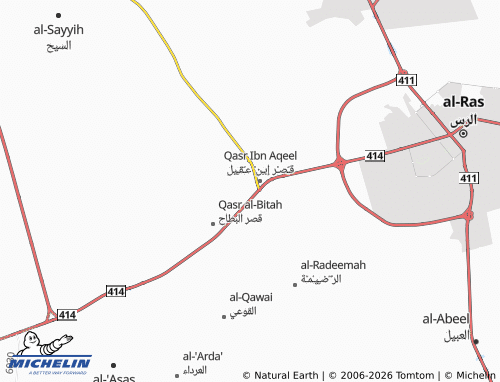 MICHELIN-Landkarte Hamdi - ViaMichelin