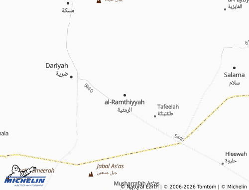 MICHELIN-Landkarte al-Ramthiyyah - ViaMichelin