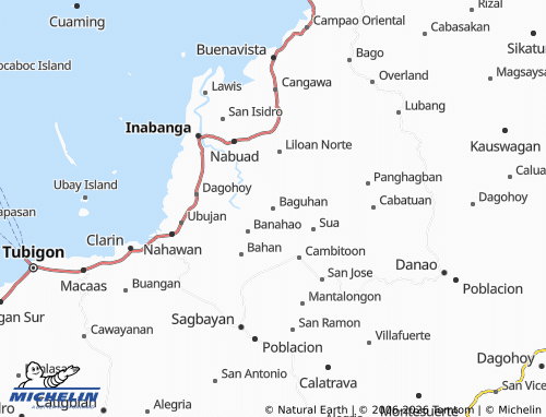MICHELIN Baguhan map - ViaMichelin