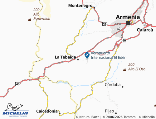 MICHELIN La Tebaida map - ViaMichelin