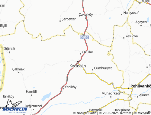 MICHELIN Balaban map - ViaMichelin