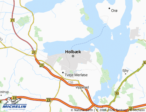 MICHELIN Holbæk map - ViaMichelin