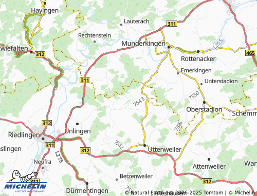 MICHELIN Dobel map - ViaMichelin