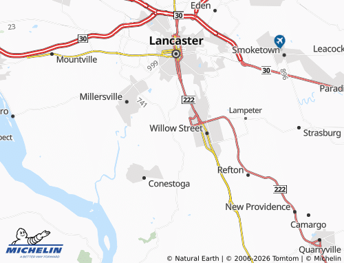 Mappa MICHELIN Pequea - ViaMichelin