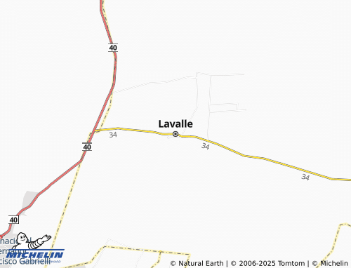 MICHELIN Lavalle map - ViaMichelin