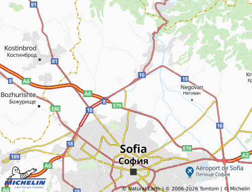 Mappa MICHELIN kv. Trebich - ViaMichelin