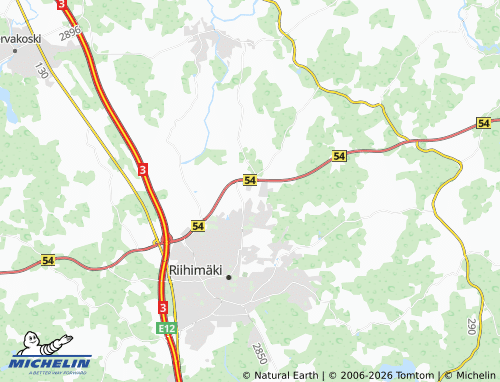 Carte MICHELIN Haapahuhta - ViaMichelin