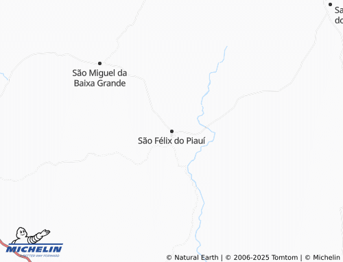 Carte MICHELIN São Félix do Piauí - ViaMichelin