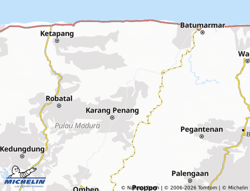 MICHELIN-Landkarte Karang Penang Oloh - ViaMichelin