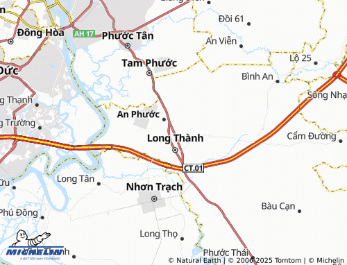 MICHELIN-Landkarte Long Đức - ViaMichelin