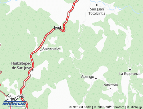 Kaart MICHELIN Ahuexotitlán - ViaMichelin
