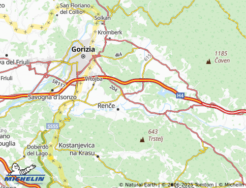 Mapa MICHELIN Volčja Draga - ViaMichelin