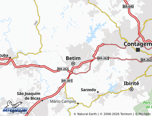 Mappa MICHELIN Ingá Alto - ViaMichelin