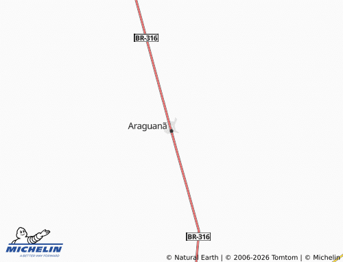 Carte MICHELIN Araguanã - ViaMichelin