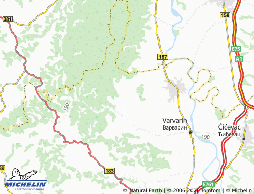 Mapa MICHELIN Izbenica - ViaMichelin