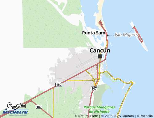 Carte MICHELIN Amanecer del Bosque - ViaMichelin
