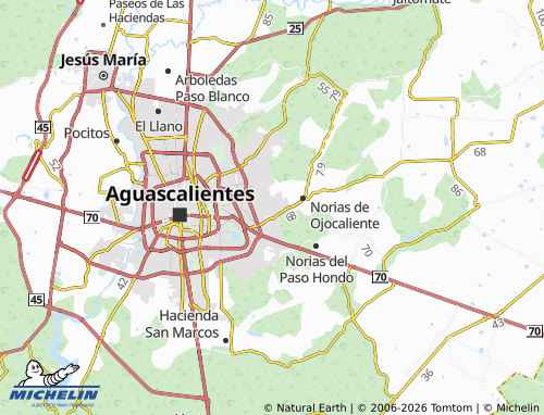 Mapa MICHELIN Balcones de Oriente - ViaMichelin