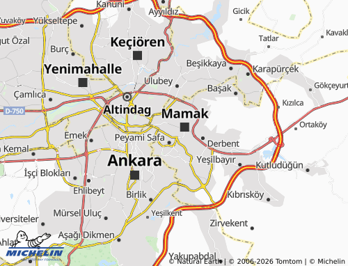 MICHELIN Kartaltepe map - ViaMichelin