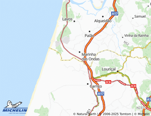 MICHELIN São Jorge map - ViaMichelin
