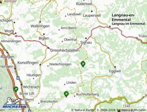 Mappa MICHELIN Bowil - ViaMichelin