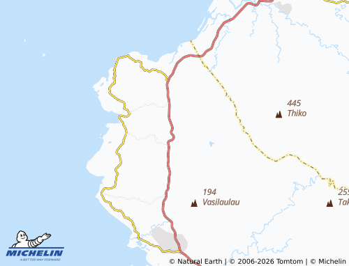MICHELIN-Landkarte Nawau - ViaMichelin