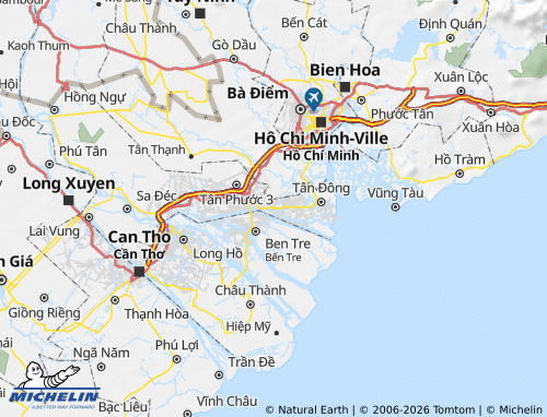 Mapa MICHELIN Chợ Gạo - ViaMichelin