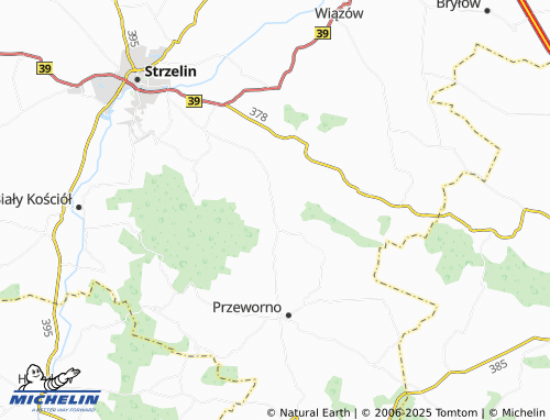 MICHELIN Jegłowa map - ViaMichelin