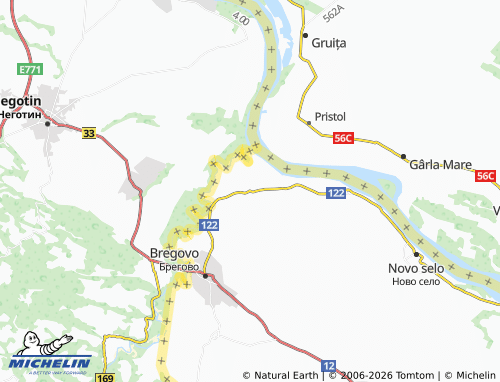 MICHELIN Kudelin map - ViaMichelin