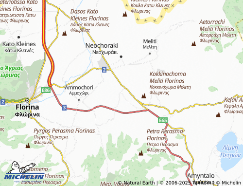 MICHELIN-Landkarte Sitaria - ViaMichelin